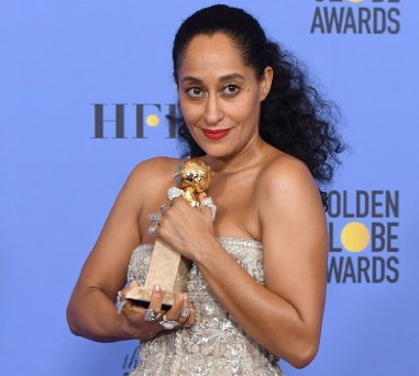 Tracee Ellis Ross at the 74th Annual Golden Globe Awards at the Beverly Hilton Hotel in Beverly Hills, California, on January 8, 2017. 