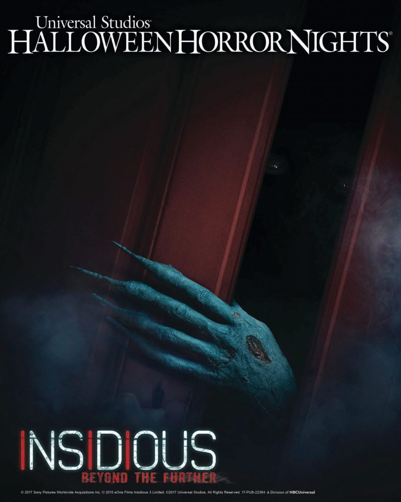 Universal Studios Hollywood Unleashes Insidious: Beyond the Further, an All-New Terrifying Halloween Horror Nights Maze and Living Trailer for Universal Pictures and Sony Pictures Stage 6 Films Insidious: Chapter 4.