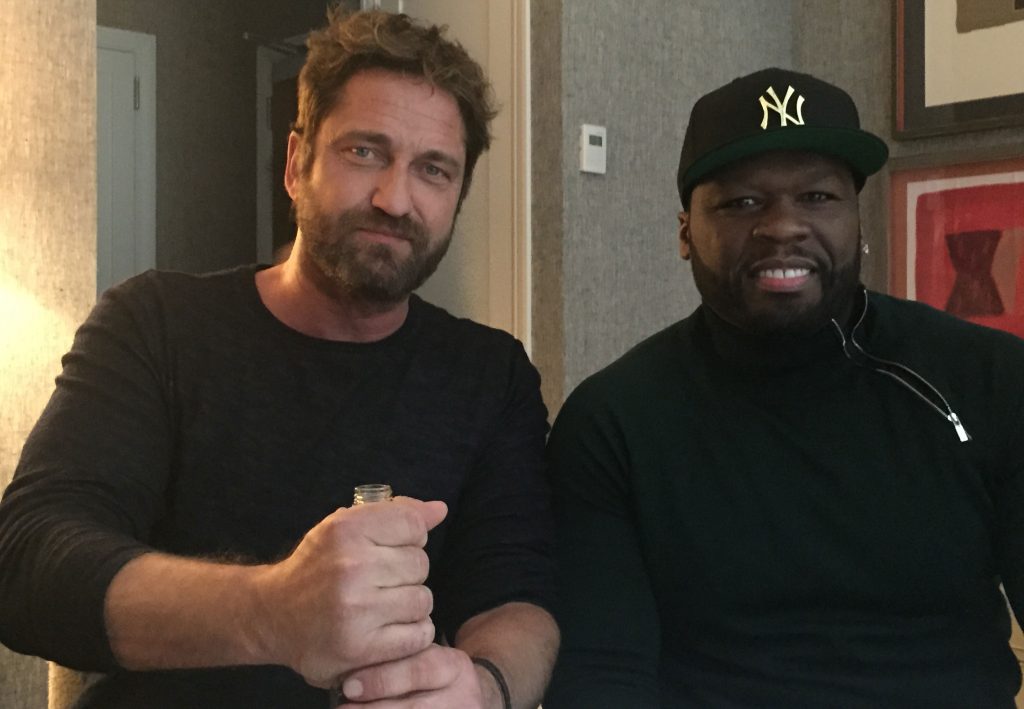 Gerard Butler and 50 Cent