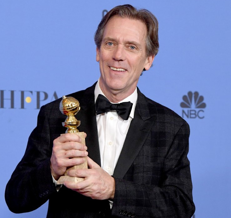 Hugh Laurie at the 2017 Golden Globe Awards