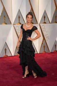 Alicia Vikander at the 89th Annual Academy Awards at the Dolby Theatre in Los Angeles, on February 26, 2017.