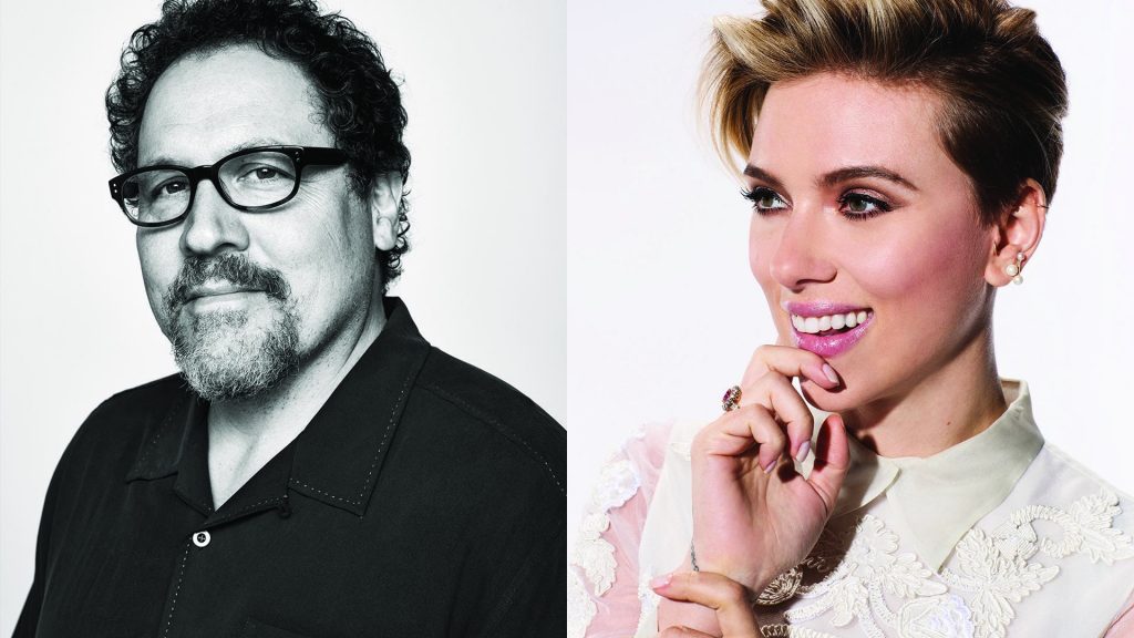 Tribeca Talks: Directors Series: Jon Favreau with Scarlett Johansson.