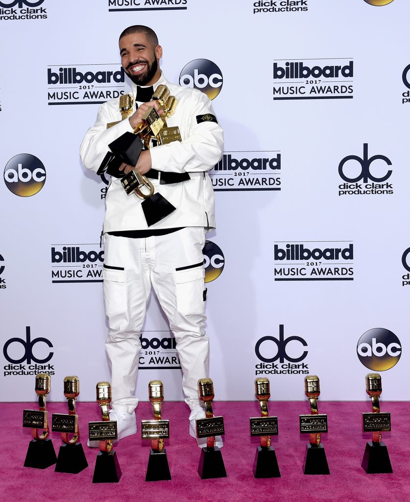 Drake at the 24th Annual Billboard Music Awards at T-Mobile Arena in Las Vegas on May 21, 2017. 