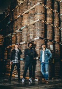Major Lazer, pictured from left to right: Diplo, Jillionaire and Walshy Fire (Photo courtesy of Bacardi)