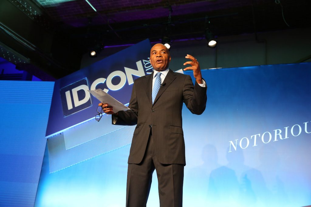 Tony Harris at IDCon at the Altman Building in New York City on May 20, 2017 