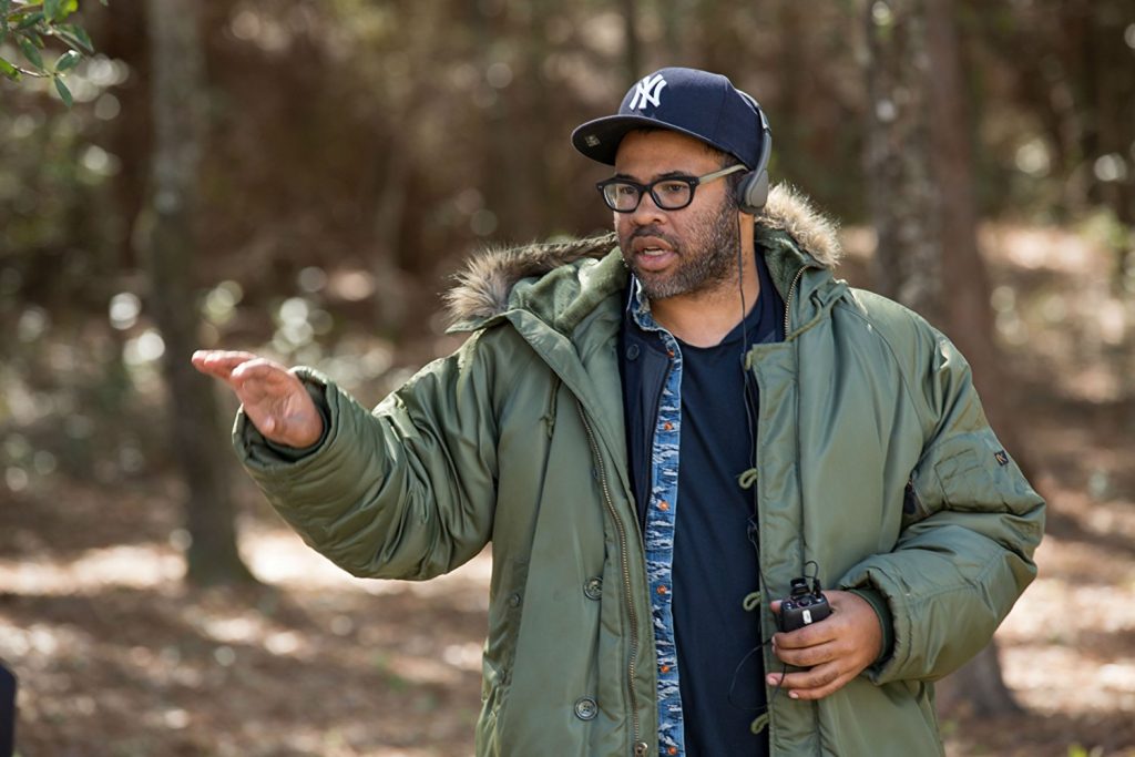Writer/director/producer Jordan Peele on the set of "Get Out" (Photo by Jason Lubin)