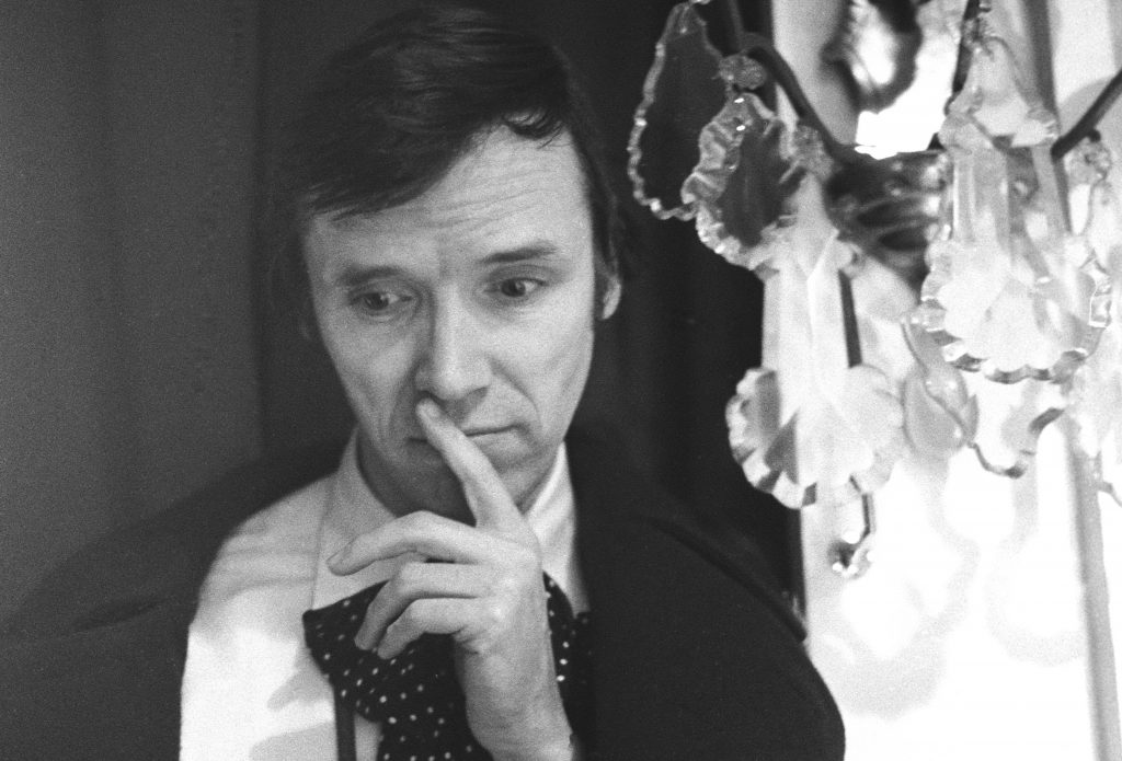 Bill Cunningham at a Patou Collection in Paris in 1970. 